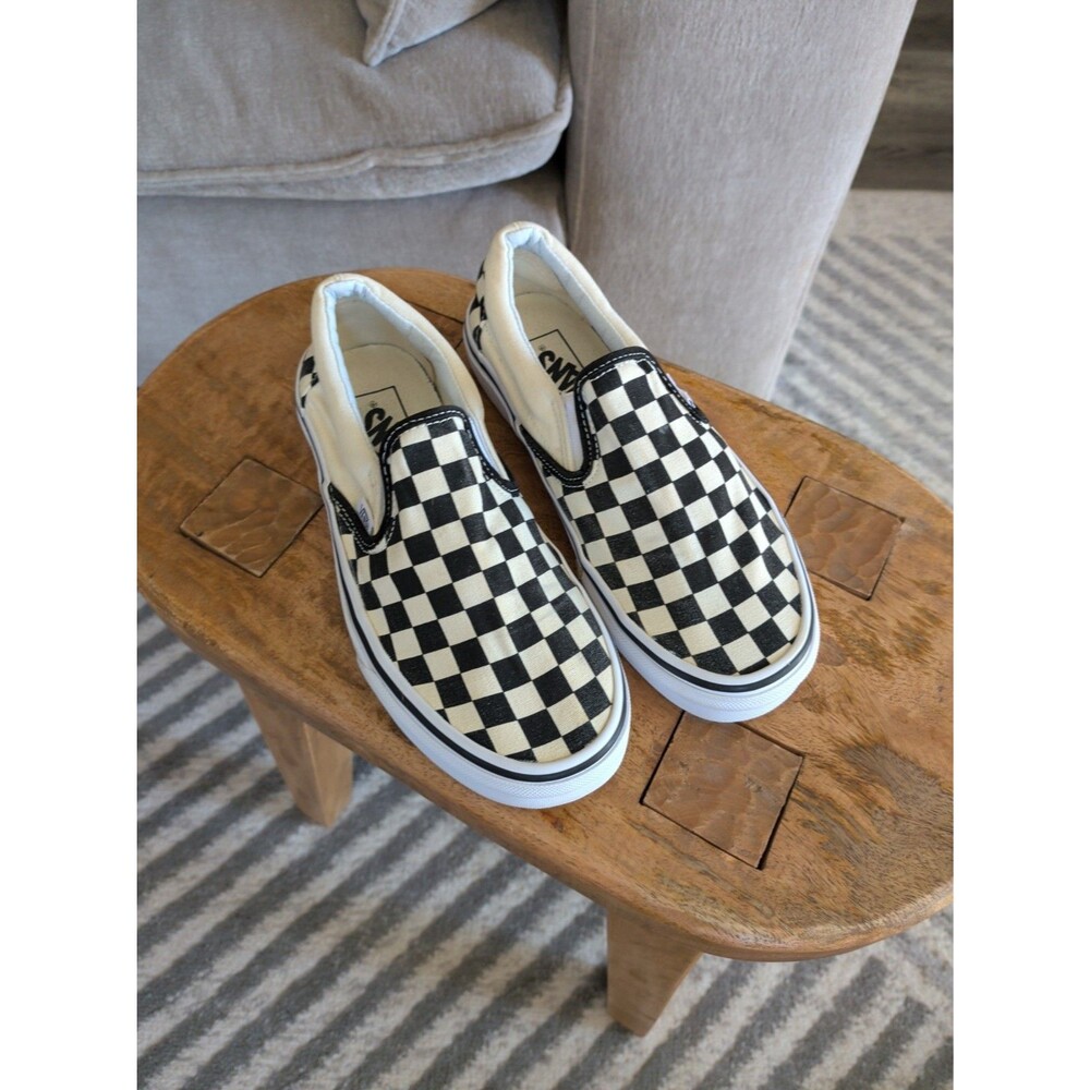 VANS Classic Checkerboard Slip-on Shoes Men's Size 5.5, Women's 7